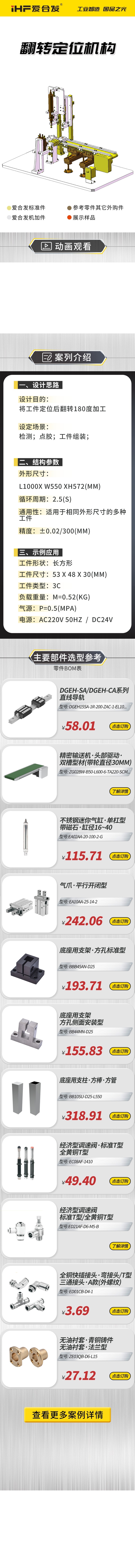 愛(ài)合發(fā)：案例介紹，翻轉(zhuǎn)定位機(jī)構(gòu)！